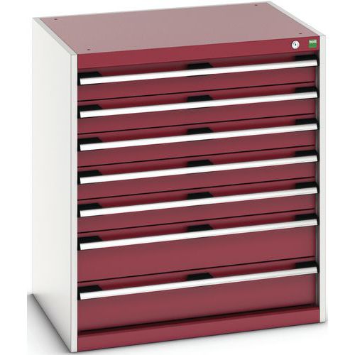 Skab med 7 skuffer SL-869-7.4 til tung last – Bott