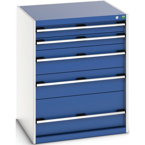 Skab med skuffer SL-8710-5.2 med 5 skuffer til tunge belastninger – Bott