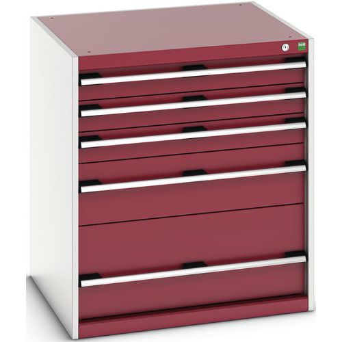 Skab med skuffer SL-879-5.2 med 5 skuffer til tunge belastninger – Bott