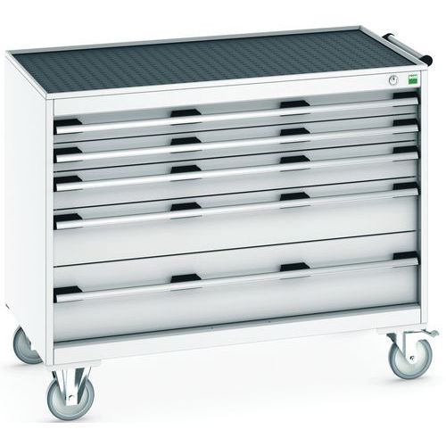 Mobilt skuffeskab Cubio SLR-1067-5.3 - Bottom