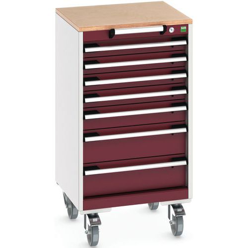 Mobilt skuffeskab Cubio SLR-558-7.1 - Bottom