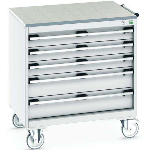 Mobilt skuffeskab Cubio SLR-867-5.3 - Bottom