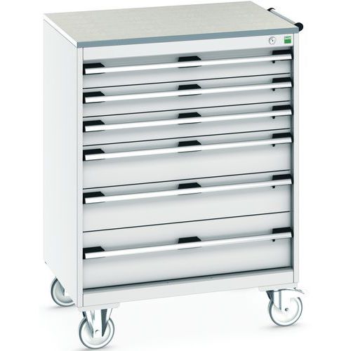 Mobilt skuffeskab Cubio SLR-869-6.1 - Bottom