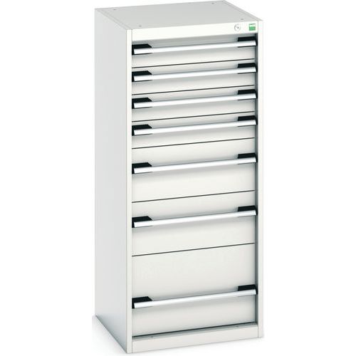 Værkstedsskab med skuffer Cubio SL-5512-7 – Bott