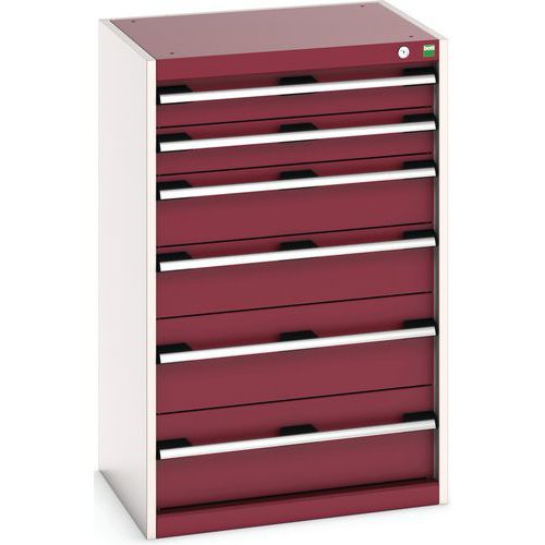 Værkstedsskab med skuffer Cubio SL-6510-6.1 – Bott