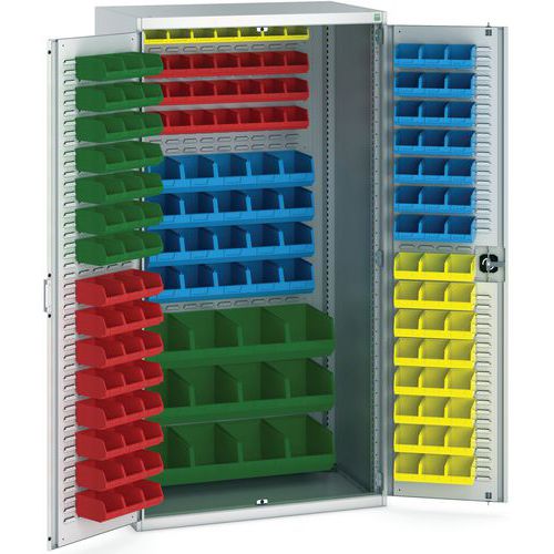 Skab med 150 beholdere 1050x650x2000 mm – Bott