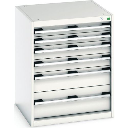 Kombiskab Cubio SL 650x650x1000 mm – Bott