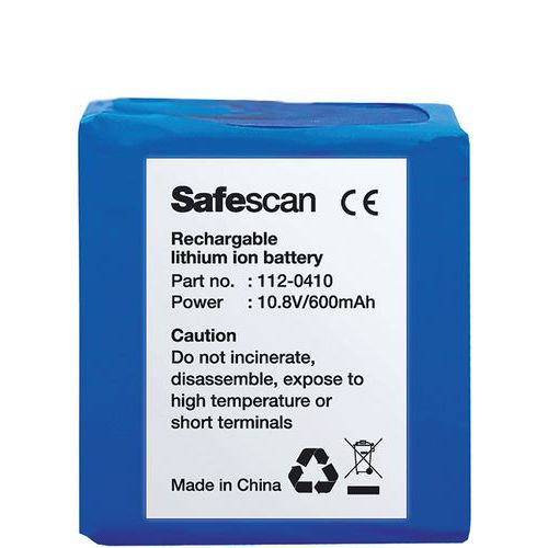 Genopladeligt batteri til detektor for falske pengesedler 155-S – Safescan LB-105