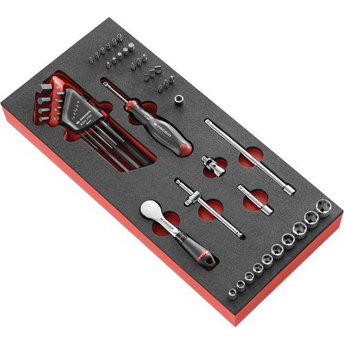 Modul skumindsats skralde HP 1/4 og fatninger - Facom Modul skumindsats skralde HP 1/4 og fatninger - Facom