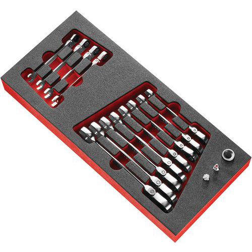 Modul skum indsats 12 flex nøgler 467 - Facom Modul skum indsats 12 flex nøgler 467 - Facom