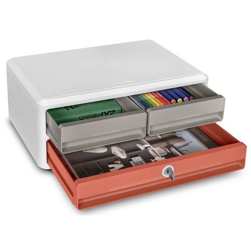 Opbevaringsmodul MoovUp 9-021S, hvid sand terrakotta - CEP