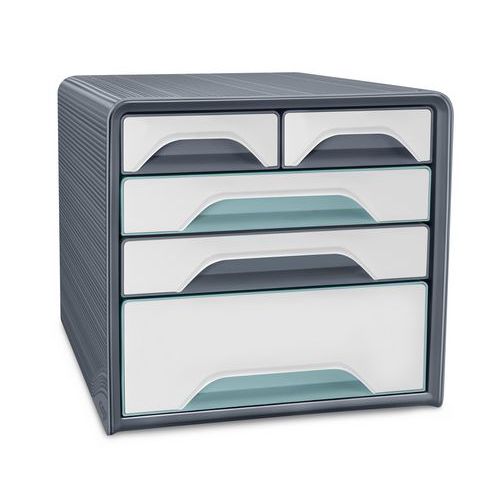 Opbevaringsmodul Smoove 7-213, grå vandblå - CEP