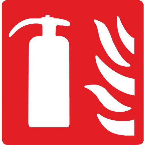 Gulvmærkat – Brandslukker – Gergosign