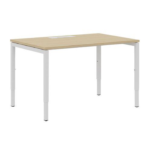 Skrivebord med justerbare ben 140x74 cm Misao - Manutan Expert