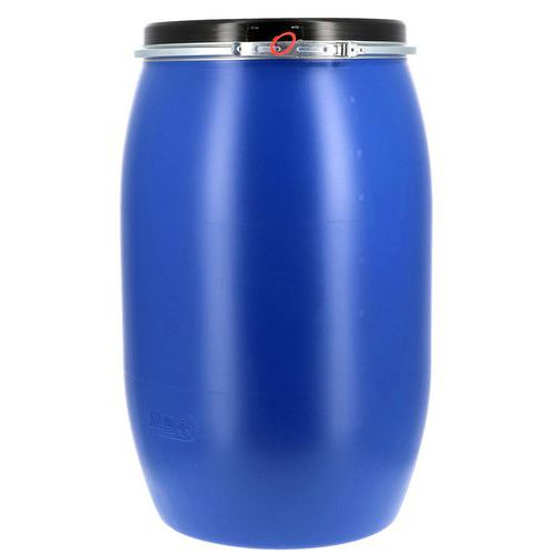 Plasttønde med låg