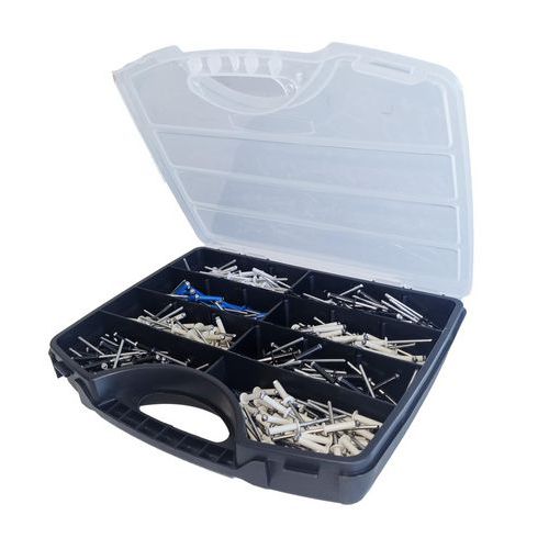 Nitsæt til nummerplade - 500 dele - Degometal