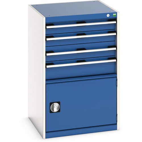 Skab kombinerat Cubio SL 650x650x1000mm - Bott