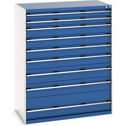 Skuffeskab Cubio - 1600x1300x750mm - Bott