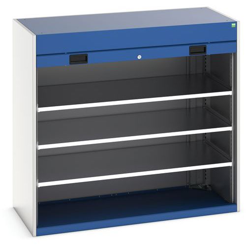 Skab med rulleport Cubio 1200x1300mm - Bott