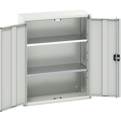 Lavt skab med hængslede døre, 2 niveauer Verso 800x350x1000mm – Bott