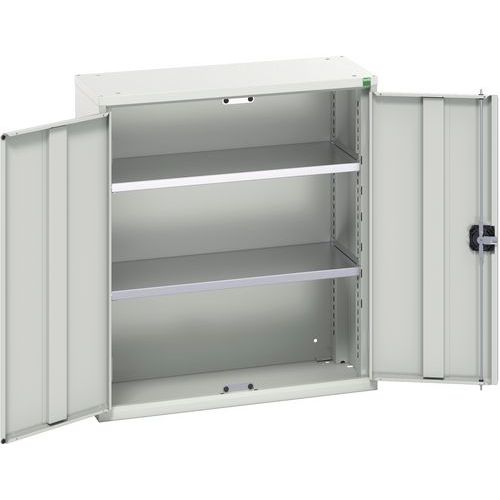 Lavt skab med hængslede døre, 2 niveauer Verso 800x350x900mm – Bott