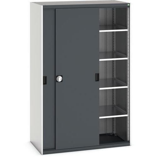 Skab med skydelåger Cubio 1300x650x2000 mm – Bott