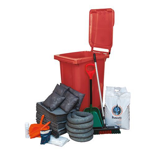 Spillkit 260L Universal, Mobil, Rød - Ikasorb Spillkit 260L Universal, Mobil, Rød - Ikasorb