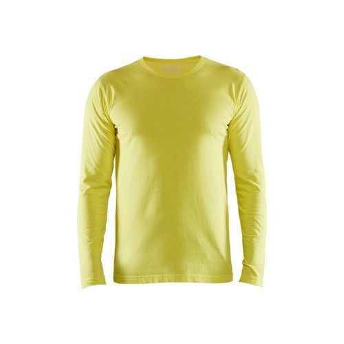 T-shirt lang ærme High Vis Gul - Blåkläder
