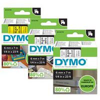 Mærkebånd D1, 6 mm - Dymo