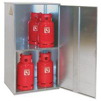 Opbevaring af gasflasker