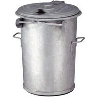 Tønde, galvaniseret, 90 liter - Vepabins