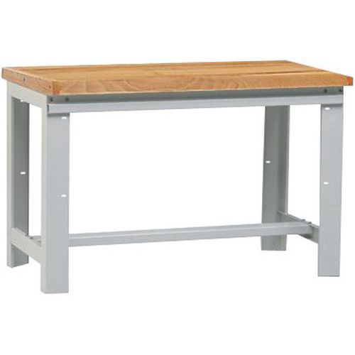 Værkstedsbord Optimum - bredde 130 cm - massiv bøg - Ateliers System