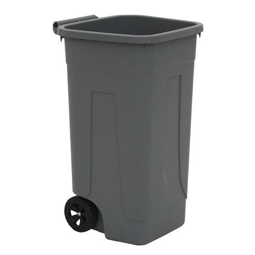 Container uden låg til selektiv sortering - Ergonomisk håndtag - 100 l - Mobil Plastic