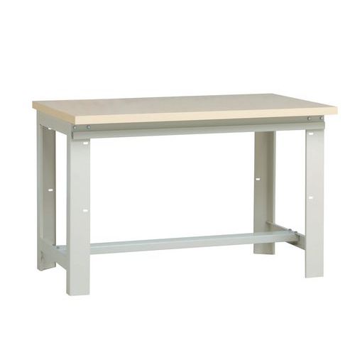 Værkstedsbord Optimum - bredde 200 cm - laminat - Ateliers System