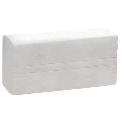Papirhåndklæde V-foldede 1 lag Manutan