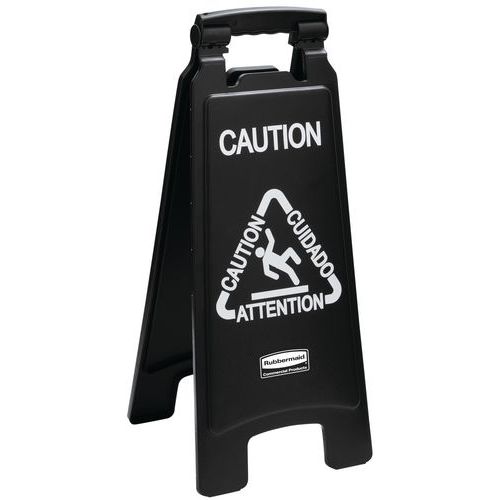 Dobbeltsidet advarselsskilt Symbol Advarsel Rubbermaid