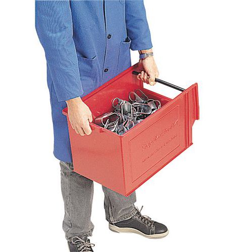 traverse facilitant la préhension du bac