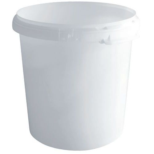 Plastspand med låg