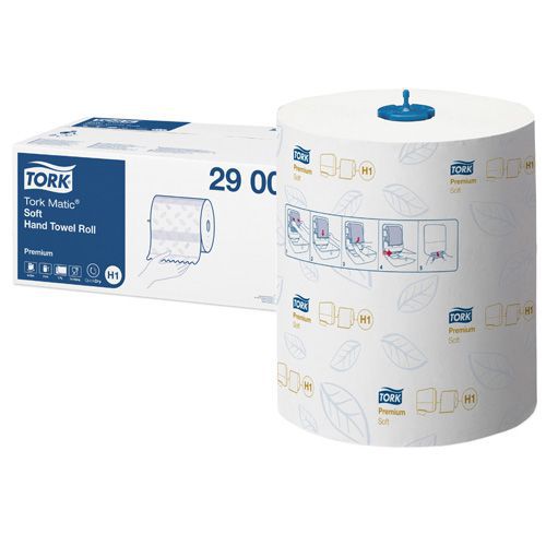 Håndklædeark Soft Rulle Tork Matic H1 Premium