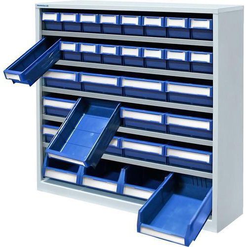 Bakkeskab Arca med 32 kasser