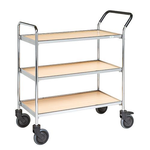Bordvogn Krom 3 hylder Bordvogn Krom 3 hylder