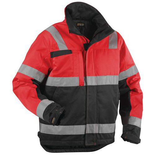 High Vis Vinterjakke High Vis Rød/Sort