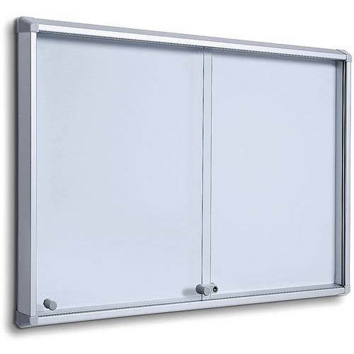 Indendørs opslagsskab med magnetisk baggrund - Jansen Display - Showdown Displays