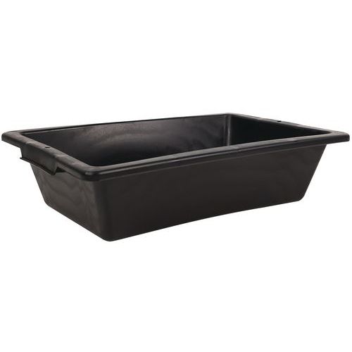 Sort plastikkar, 12 l - Manutan Expert
