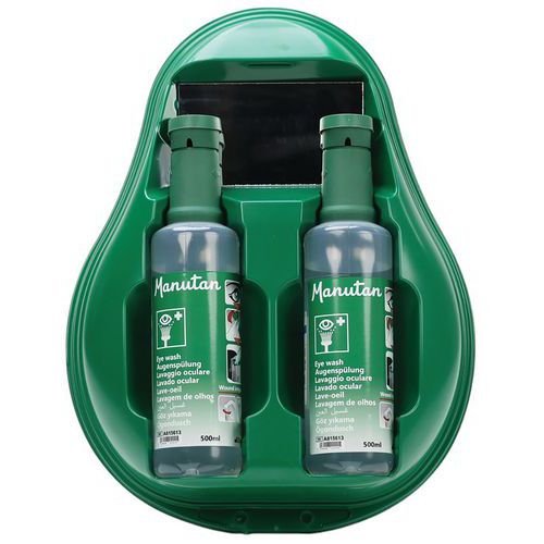 Øjenskyllestation - 2 x 500 ml flasker - Manutan Expert