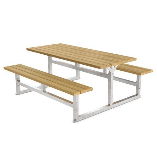 Picnicbord uden ryglæn til 6 personer – R&R Picnicbord uden ryglæn til 6 personer – R&R